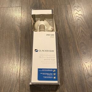 NWT Glacier Bay White Suction Assist Bar 2:10